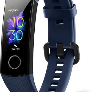 Smartwatch frequenza cardiaca resistente all'acqua, calorie, contapassi, sms, telefono, Honor Band 5, blu