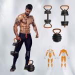 Kettle und Langhantelset, Multifunktions-, Fitnessübungen, 20 kg