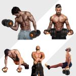 Kettle und Langhantelset, Multifunktions-, Fitnessübungen, 20 kg