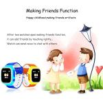 Smartwatch pour enfants avec appel, GPS appels d’urgence SOS