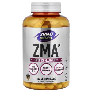 NOW Foods Sports ZMA - Supporto Muscolare e Recupero - 180 Capsule Vegali