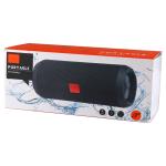 Haut-parleur stéréo portable, haut-parleur portable 5 x 2 Watt, Bluetooth, étanche, rouge
