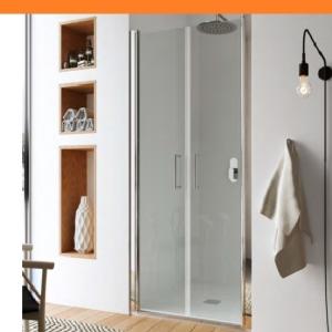 Box doccia con doppia porta 77 / 81 altezza 190cm