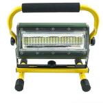 Faro LED potente, portatile, 100 Watt, con batterie ricaricabili, per interno ed esterno