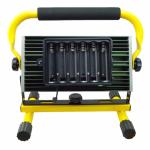 Faro LED potente, portatile, 100 Watt, con batterie ricaricabili, per interno ed esterno