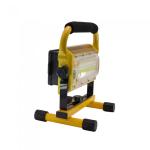 Faro LED potente, portatile, 100 Watt, con batterie ricaricabili, per interno ed esterno