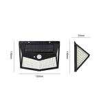 Faretto led, faro led, per esterno, energia solare, 212 LED, con sensore movimento