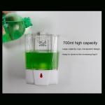 Distributeur de savon automatique, capacité 700 ml, sans toucher, pour gel désinfectant, savon liquide