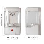Distributeur de savon automatique, capacité 700 ml, sans toucher, pour gel désinfectant, savon liquide
