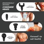 Pistola per massaggi con vibrazioni a percussione, massaggiatore muscolare