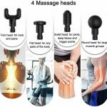 Pistola per massaggi con vibrazioni a percussione, massaggiatore muscolare