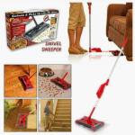 Scopa Elettrica Rotante Aspirapolvere Manico Ruotante Swivel Sweeper Senza Fili