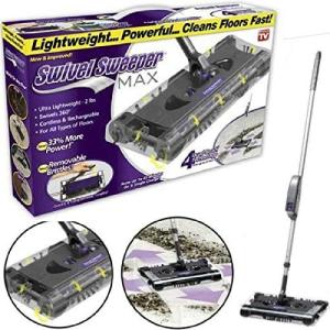 Swivel Sweeper MAX, Scopa elettrica con batteria ricaricabile e manico snodabile