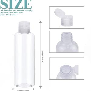 Bottiglie da viaggio, 100 ml, in plastica, per shampoo, balsamo, lozione, articoli da toeletta