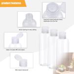 Bottiglie da viaggio, 100 ml, in plastica, per shampoo, balsamo, lozione, articoli da toeletta
