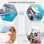 Bottiglie da viaggio, 100 ml, in plastica, per shampoo, balsamo, lozione, articoli da toeletta