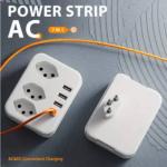 Presa elettrica ricarica USB 5V - 2.4A max, 7 in 1, modello TT-RS12