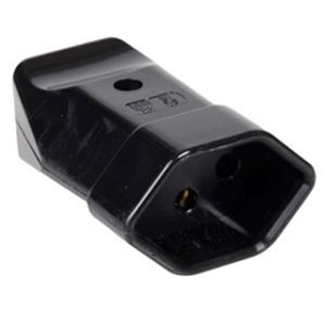 Presa volante tipo 13, nero, t13