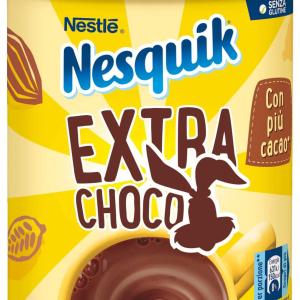 Nesquik Extra Choco Cacao Solubile per Latte Barattolo 390 g