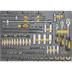 Fortec Werkstattwagen Basic FT30033 - 434-tlg. - 7 Schubladen - Profi-Ausführung