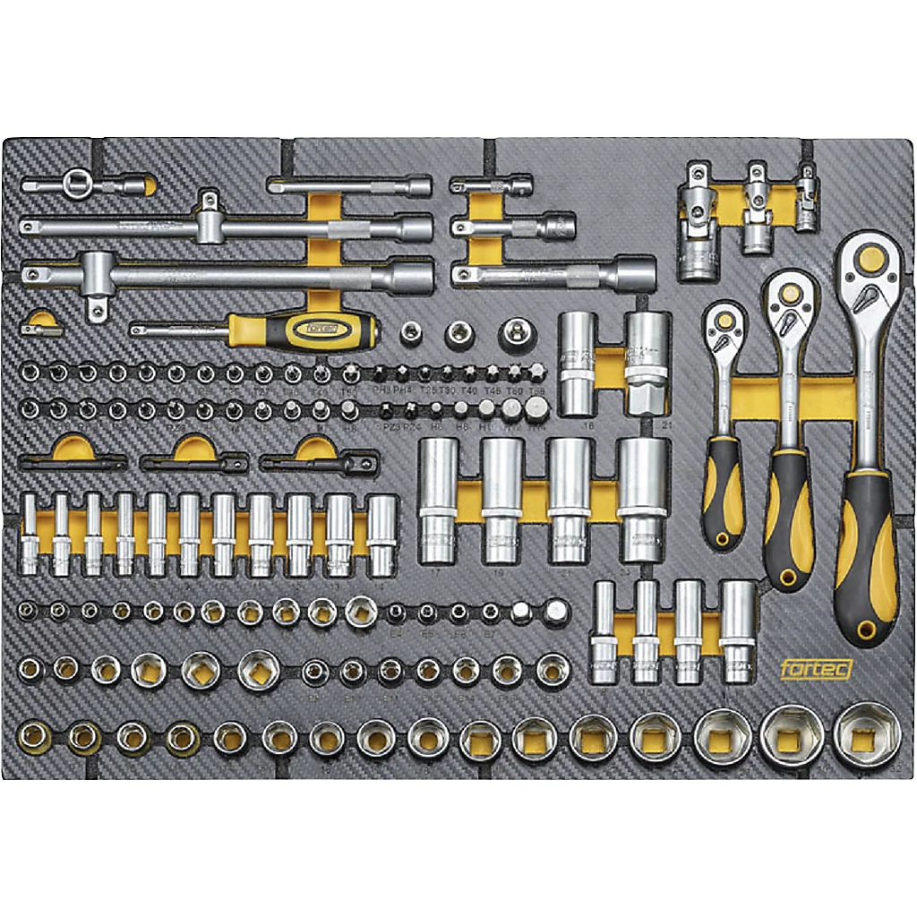 Fortec Werkstattwagen Basic FT30033 - 434-tlg. - 7 Schubladen - Profi-Ausführung