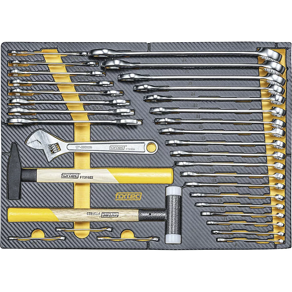Fortec Werkstattwagen Basic FT30033 - 434-tlg. - 7 Schubladen - Profi-Ausführung