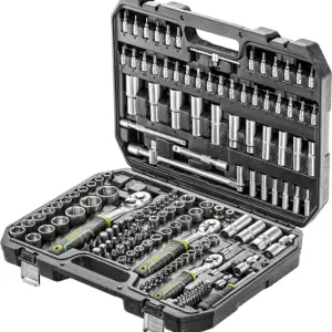 Fortec Eco Set Chiavi a Bussola 171 Pezzi - 1/4", 3/8", 1/2" con Valigetta