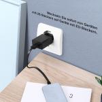 Adattatore di corrente elettrica da viaggio USA, a 2 pin per spina Europea, per dispositivi con alimentatore rete americana, 1 pezzo