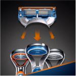 Gillette Fusion 5 Rasoio Uomo + 11 Lamette di Ricambio, Rasatura Confortevole