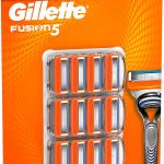 Gillette Fusion 5 lames de rechange pour rasoir pour hommes, 12 lames
