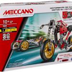 Meccano, Multi modello Moto Auto 5 in 1, Kit di Costruzione, dai 10 Anni, 6053371