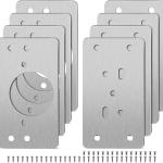 Piastra di riparazione della cerniere, fissaggio per porte di armadi, mobili in legno