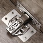 Piastra di riparazione della cerniere, fissaggio per porte di armadi, mobili in legno