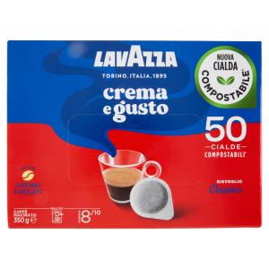 Lavazza Crema e Gusto Classico, 50 cialde per macchina espresso