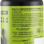 Equilibra Integratori Alimentari, Aminoacidi Ramificati, Integratore per Sportivi, a Base di Aminoacidi a Catena Ramificata (BCAA), con Vitamina B6, 100 Compresse