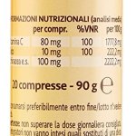 Equilibra, Più Difesa, Integratore per la Normale Funzione del Sistema Immunitario, con Echinacea, Zinco e Vitamina C, Gusto Limone, 20 Compresse
