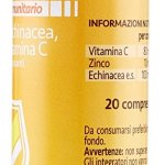 Equilibra, Più Difesa, Integratore per la Normale Funzione del Sistema Immunitario, con Echinacea, Zinco e Vitamina C, Gusto Limone, 20 Compresse