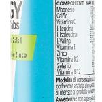 Re-Mineral Energy Tabs, Integratore per Sportivi, con Aminoacidi, Sali Minerali, Magnesio, Calcio, Zinco, Selenio, Vitamine C, E, B2 e B12, 20 Compresse Effervescenti