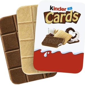 Kinder Cards T2x30 biscuits gaufrés fourrés à la crème, au lait et au cacao