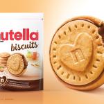 Nutella Biscuits, Keks mit einem cremigen Herzen von Nutella, Original
