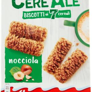 Biscuits Kinder Cereale', Noisette, 7 farines de céréales avec source de fibres, 6 portions individuelles
