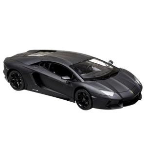 Lamborghini Aventador Radiocomandata, macchina giocattolo, perfetta riproduzione, colore nero, Scala 1:10, funzioni luci