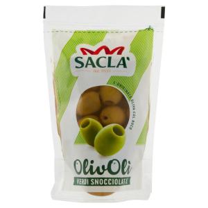 Saclà Olivoli, Grüne Oliven in Brine,185 g