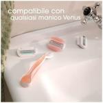 Gillette Venus Comfortglide Breeze Rasierklingen für Frauen, 4er-Pack mit 3 Klingen, leistungsstarkes Design, hautschonend
