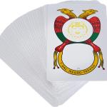 Cartes à jouer napolitaines, cartes à jouer régionales, étui rouge, Dal Negro, 10071