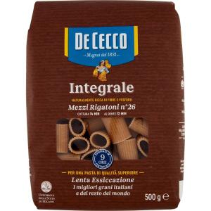 De Cecco Integrale Mezzi Rigatoni n° 26 500 g