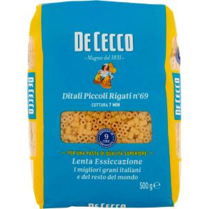 De Cecco Ditali Piccoli Rigati n° 69 500 g