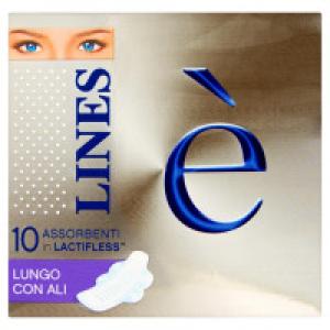 LINES E' assorbenti lunghi con ali - 10pz