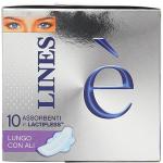 LINES E' lange Absorptionsmittel mit Flügeln Packung mit 10 Stück