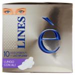 LINES E' lange Absorptionsmittel mit Flügeln Packung mit 10 Stück